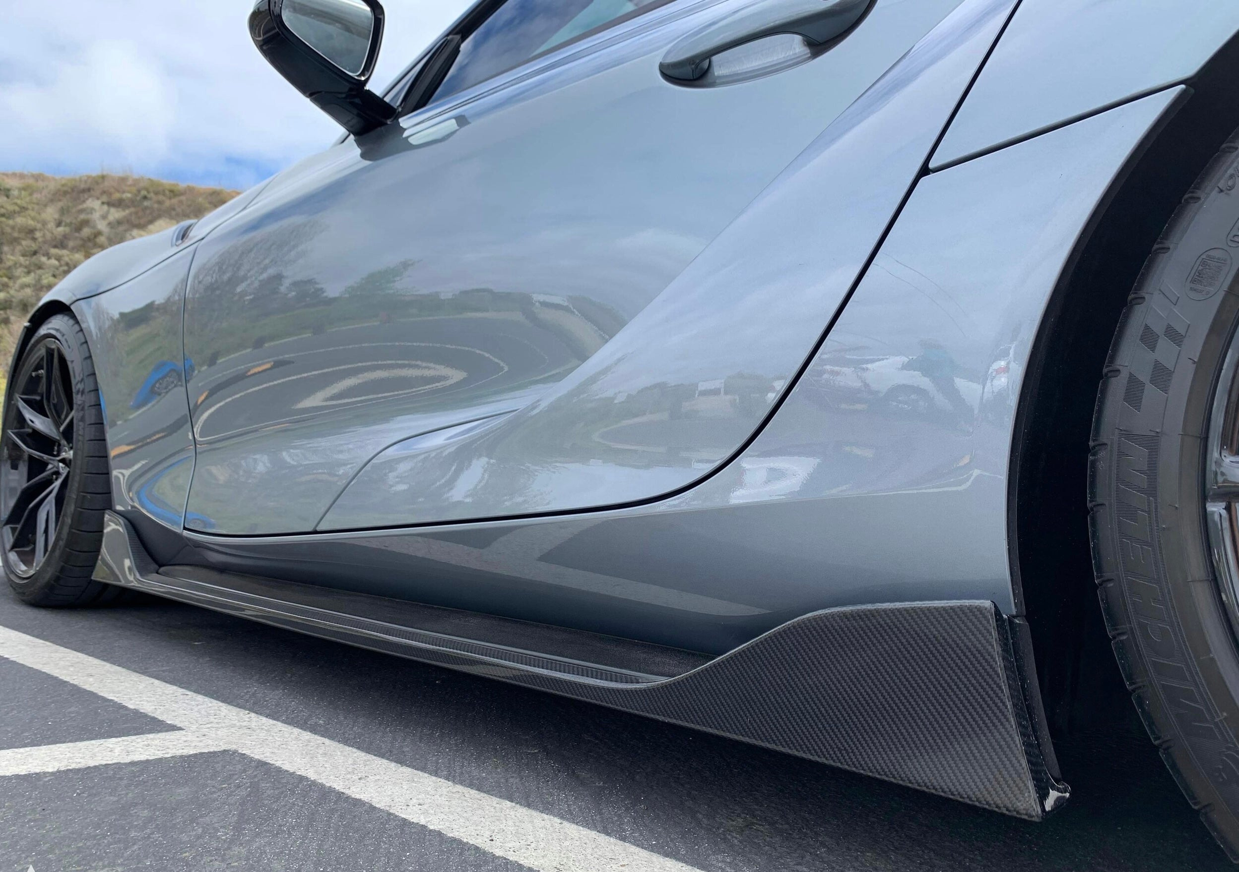 A90 Supra AG Style Carbon Fibre Side Skirts